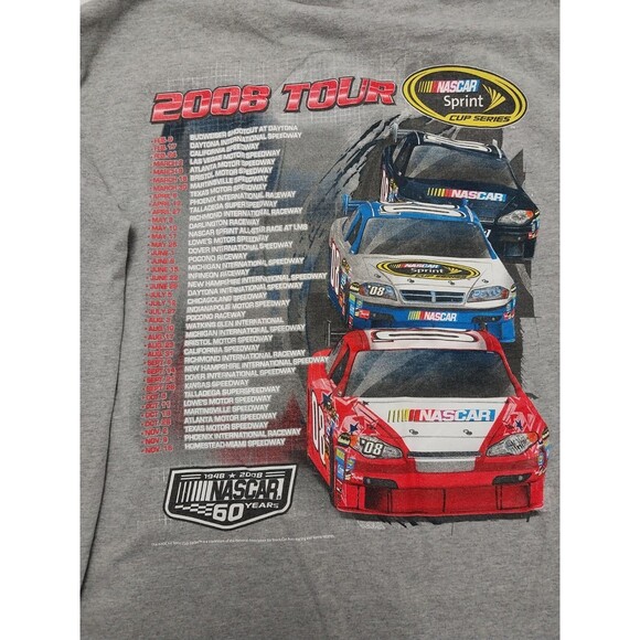 2008 Nascar Sprint Cup Series Tour Longsleeve Shirt Size Large - Picture 12 of 15